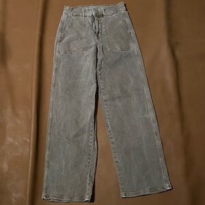 American Eagle Outfitters Brown Wide Leg Jeans